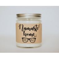 Vibesandcompany Scented Soy Candle, Namaste Home Candle, Book Soy Candle, Reading Candle, Book Lover Candle, Namaste Home And Read Candle, Cozy Candle