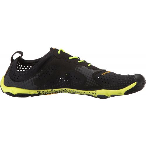  Vibram Mens V Running Shoe, Black/Yellow, 44 EU/10.5-11 M US