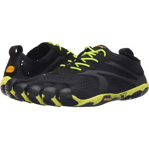  Vibram Mens V Running Shoe, Black/Yellow, 44 EU/10.5-11 M US