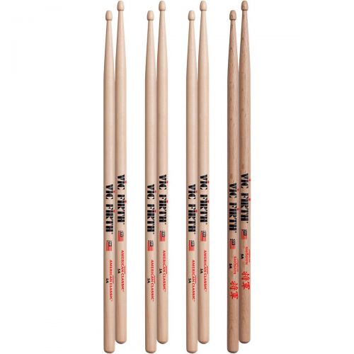  Vic Firth},description:For a limited time, buy a 3-pack of Vic Firth 5A sticks get a pair of Japanese White Oak SHOGUN 5A sticks from Vic Firth. Vic Firths Classic 5A are an Americ