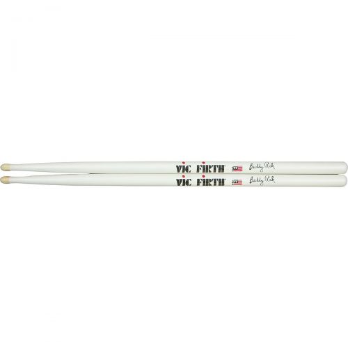  Vic Firth},description:A modified 5A with a larger tip, neck, and shoulder. In hickory. L=16-516