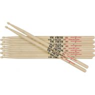 Vic Firth 6-Pair American Classic Hickory Drum Sticks Wood Classic Metal