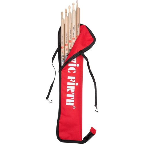  Vic Firth Modern Jazz Collection 5-pair Stick Pack with Free Stick Bag