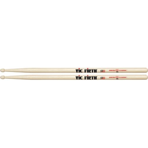  Vic Firth 12-Pair American Classic Hickory Drumsticks Wood 7A