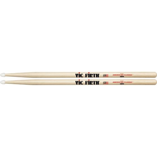 Vic Firth 12-Pair American Classic Hickory Drumsticks Nylon 5B