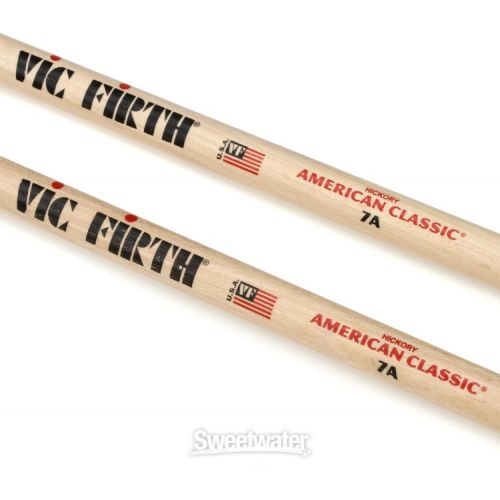  Vic Firth American Classic Drumsticks - 7A - Wood Tip