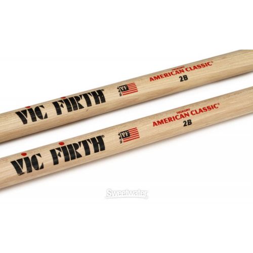  Vic Firth American Classic Drumsticks - 2B - Wood Tip