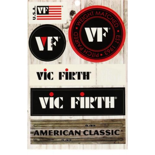  Vic Firth Drumstick Variety Bundle and Zildjian Stick Bag - 5B, Wood Tip