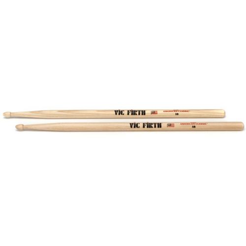  Vic Firth Drumstick Variety Bundle and Zildjian Stick Bag - 5B, Wood Tip