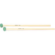 Vic Firth M403 Articulate Series Keyboard Mallets - Oval Medium Rubber Core, Rattan