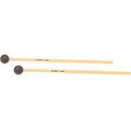 Vic Firth M408 Articulate Series Keyboard Mallets - Round Medium Soft Rubber Core, Rattan