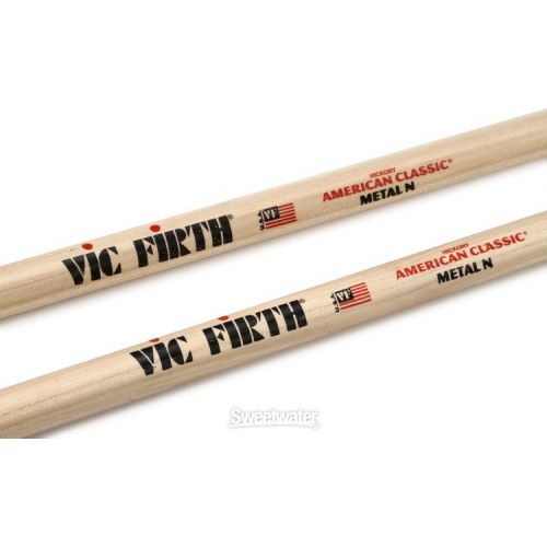  Vic Firth American Classic Drumsticks - Metal - Nylon Tip