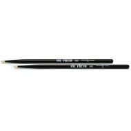 Vic Firth American Classic Drumsticks - 5B - Wood Tip - Black