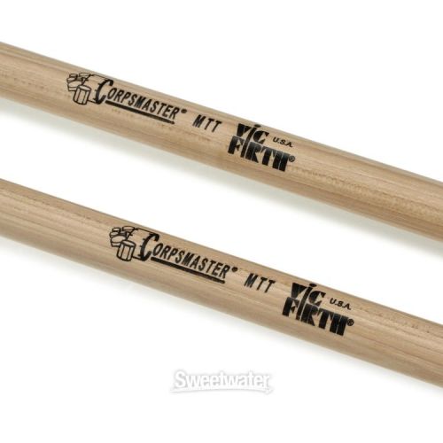  Vic Firth Corpsmaster Tenor Mallet - Extra Hard with Tapered Hickory Shaft