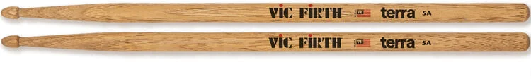  Vic Firth American Classic Terra Drumsticks - 5A, Wooden Tip