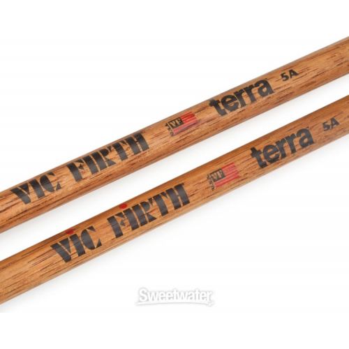  Vic Firth American Classic Terra Drumsticks - 5A, Wooden Tip