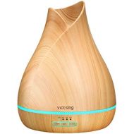 [아마존 핫딜] [아마존핫딜]VicTsing 500ml Aromatherapy Essential Oil Diffuser, Ultrasonic Aroma Cool Mist Humidifier with Reduce Noise Design, 7 Colors LED Lights and Waterless Auto Shut-off for Home Office