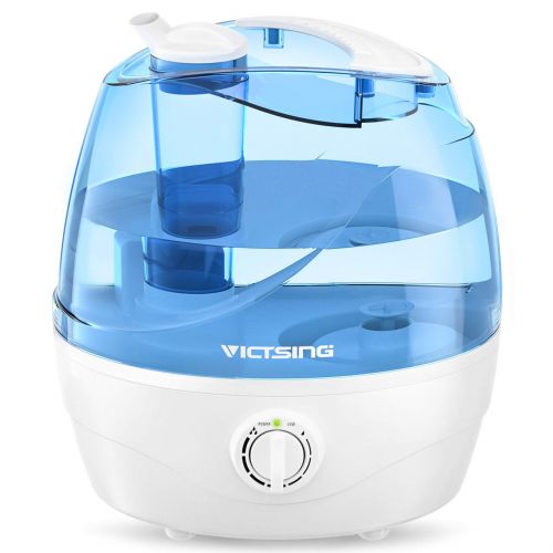  VicTsing Cool Mist Humidifier, Ultrasonic Humidifiers for Bedroom Baby, Premium Humidifying Unit with Whisper-Quiet Operation, Auto Shut-Off, Anti-Slip Handle, 12-24 Hours Working