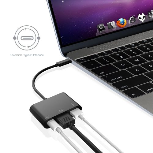  VicTsing Type C USB 3.1 Hub USB C to USB 3.0 HDMIType C Female Charger Multiport Adapter