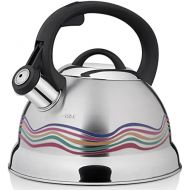 VICALINA Tea Kettle, Color Changing Whistling Kettle, Stainless Steel Teapot for Stovetop, 2.5 Liter/2.4 Quart