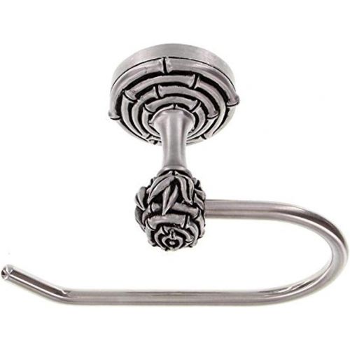  Vicenza Designs TP9007 Palmaria Toilet Paper Holder, Bamboo, French, Antique Nickel