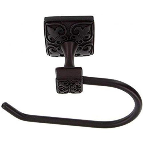  Vicenza Designs TP9013 Fleur de Lis French Toilet Paper Holder, Oil-Rubbed Bronze