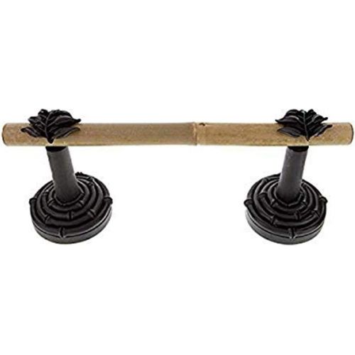  Vicenza Designs TP9010 Palmaria Spring Toilet Paper Holder with Bamboo Leaf, Oil-Rubbed Bronze