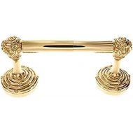 Vicenza Designs TP9007 Palmaria Toilet Paper Holder, Bamboo, Spring, Polished Gold