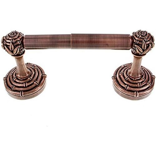  Vicenza Designs TP9007 Palmaria Toilet Paper Holder, Bamboo, Spring, Antique Copper