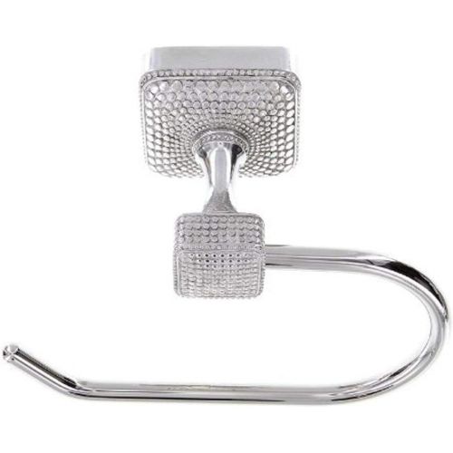 Vicenza Designs TP9005 Tiziano French Toilet Paper Holder, Polished Silver