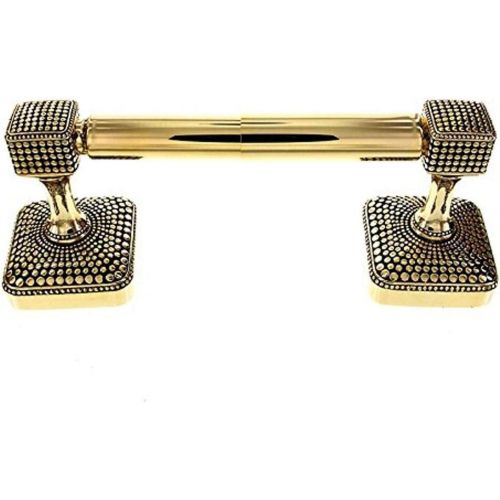  Vicenza Designs TP9005 Tiziano Spring Toilet Paper Holder, Antique Gold