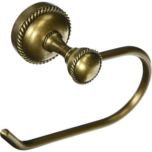  Vicenza Designs TP9004 Equestre French Toilet Paper Holder, Antique Brass