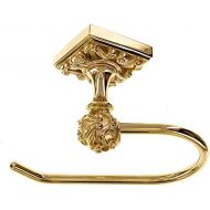 Vicenza Designs TP9001 Sforza French Toilet Paper Holder, Polished Gold