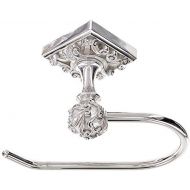 Vicenza Designs TP9001 Sforza French Toilet Paper Holder, Polished Nickel