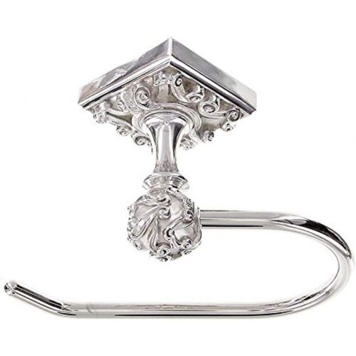  Vicenza Designs TP9001 Sforza French Toilet Paper Holder, Polished Nickel