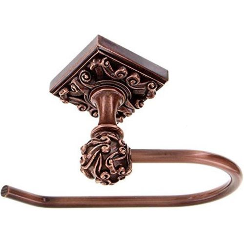  Vicenza Designs TP9001 Sforza French Toilet Paper Holder, Antique Copper