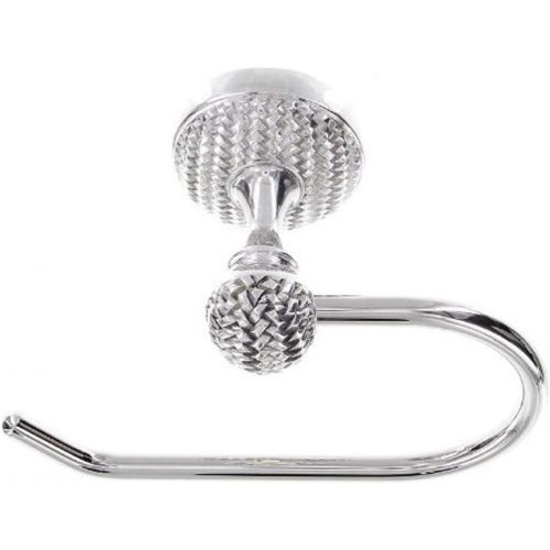  Vicenza Designs TP9003 Cestino French Toilet Paper Holder, Polished Silver