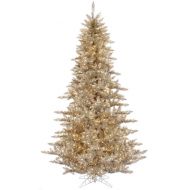 Vickerman 3 Champagne Fir Artificial Christmas Tree with 100 Clear Lights