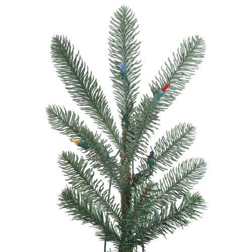  Vickerman Artificial Christmas Tree 4 x 32 Alberta Blue Spruce 208 Tips Burlap