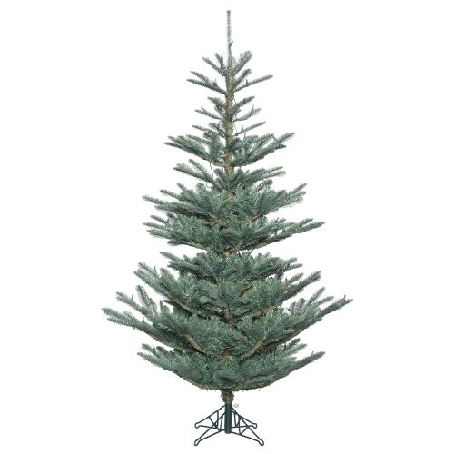  Vickerman Artificial Christmas Tree 4 x 32 Alberta Blue Spruce 208 Tips Burlap