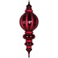 Vickerman 35 Burgundy Shiny Glitter Finial