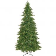 Vickerman 06323 - 12 x 76 Mixed Country Pine Slim with Pine Cones and Grapevines Christmas Tree (A801690)