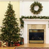 Vickerman Unlit 9 Slim Mixed Country Pine Artificial Christmas Tree