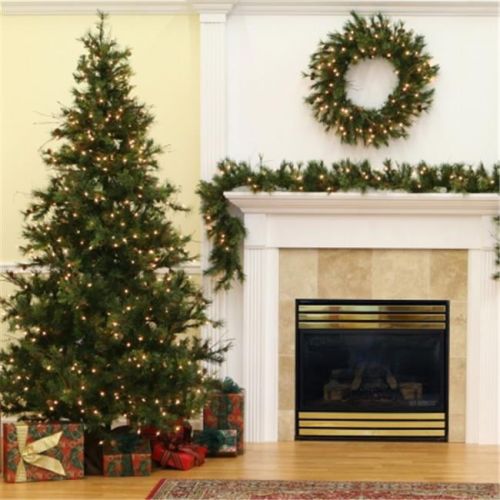  Vickerman Unlit 9 Slim Mixed Country Pine Artificial Christmas Tree