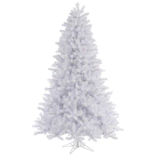  Vickerman 4.5 Crystal White Pine Artificial Christmas Tree, Unlit