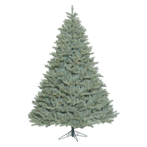  Vickerman 7.5 Colorado Blue Spruce Artificial Christmas Tree with 1250 Clear Lights