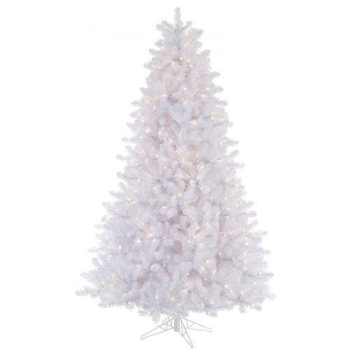  Vickerman 8.5 ft. Crystal White Pine Pre-lit Christmas Tree