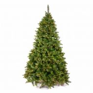 Vickerman Pre-Lit 6.5 x 49 Cashmere Pine LED Artificial Christmas Tree, Green, White Lights