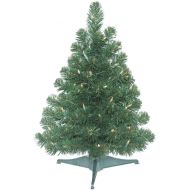 Vickerman 26 Oregon Fir Artificial Christmas Tree with 50 Clear Lights