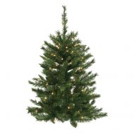 Vickerman Artificial Christmas Tree 5 x 38 Imperial Pine Wall Tree 297 Tips